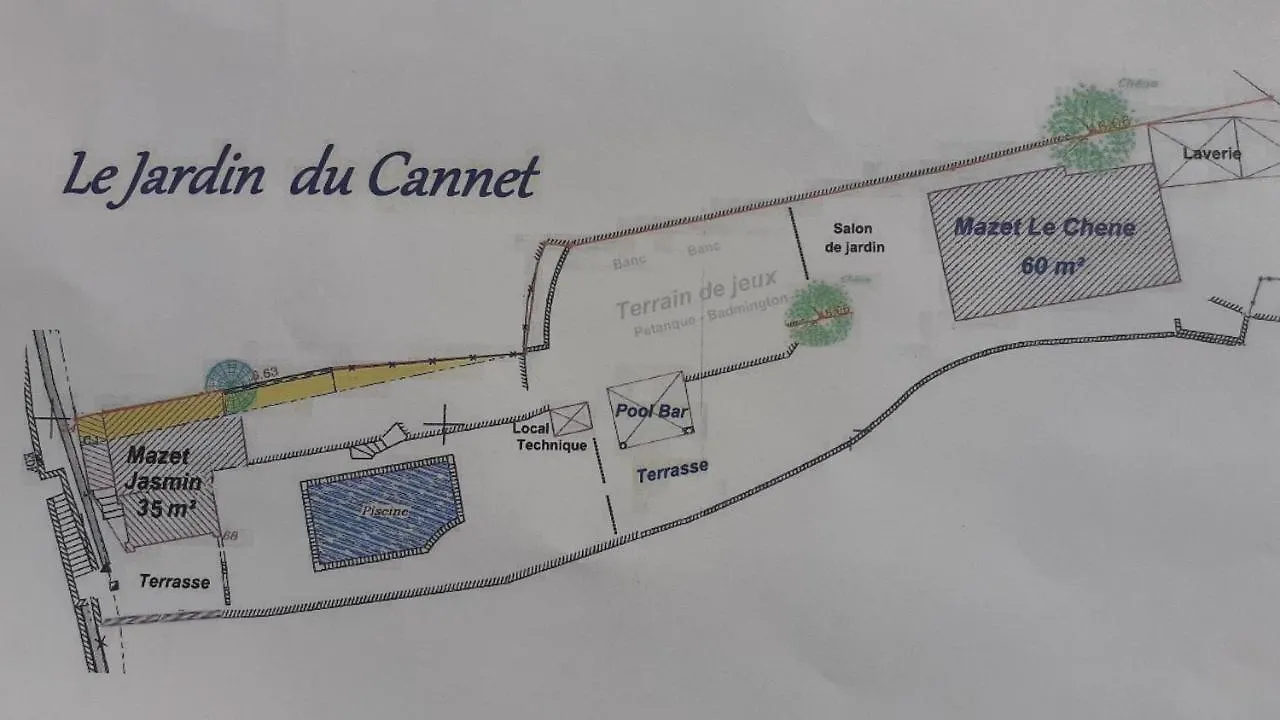 Le Jardin Du Cannet Bagnols-en-Forêt